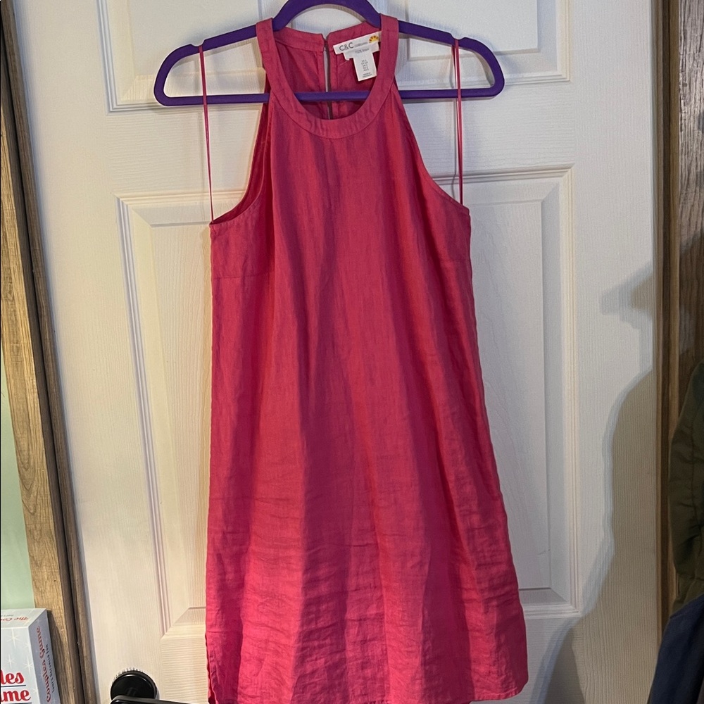C&C California Fuchsia Sleeveless Mini Dress